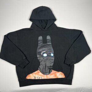 XSET HOODIE BUNNY SKI MASK LOGO RARE Extra Large pre owned BLACK RARE